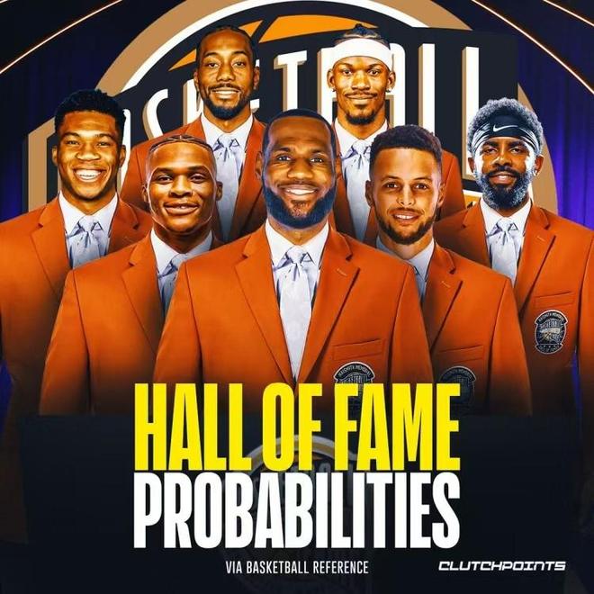 四星锁定名人堂 詹姆斯库里杜兰特约基奇成必入